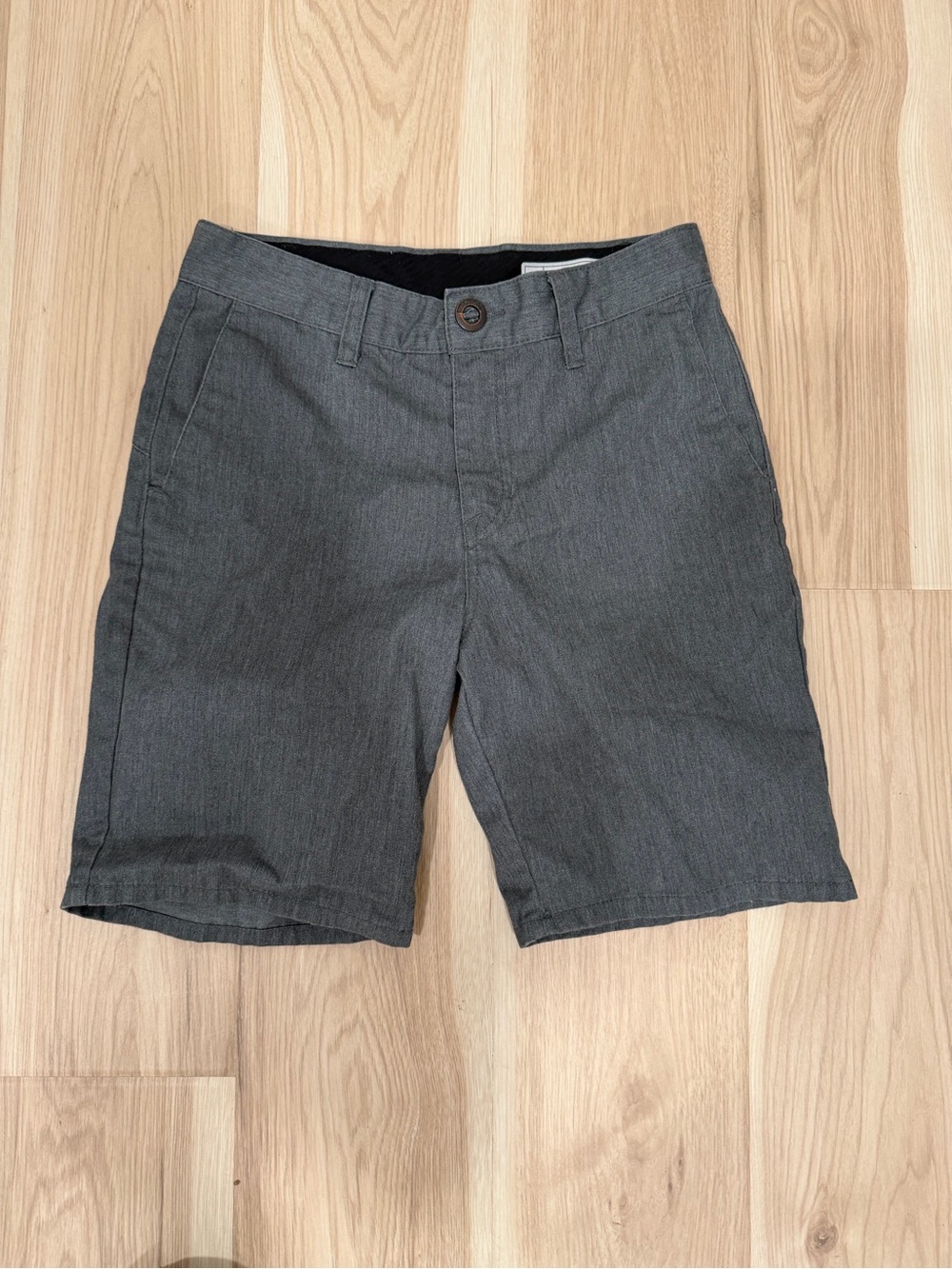 Volcom Charcoal Flat-Front bigboys Shorts